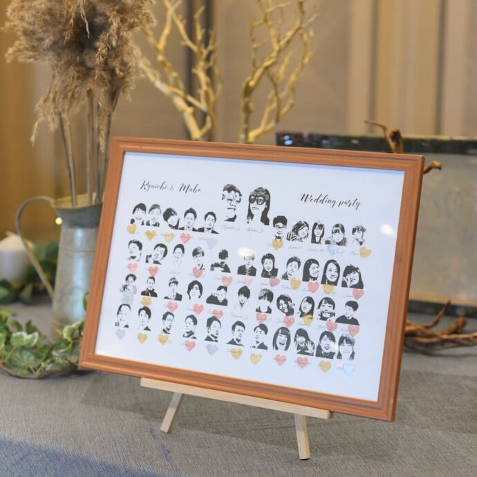 結婚証明書パズル大理石柄 - ハートドロップス.com おしゃれプレ花嫁に人気のかわいい結婚式準備アイテム