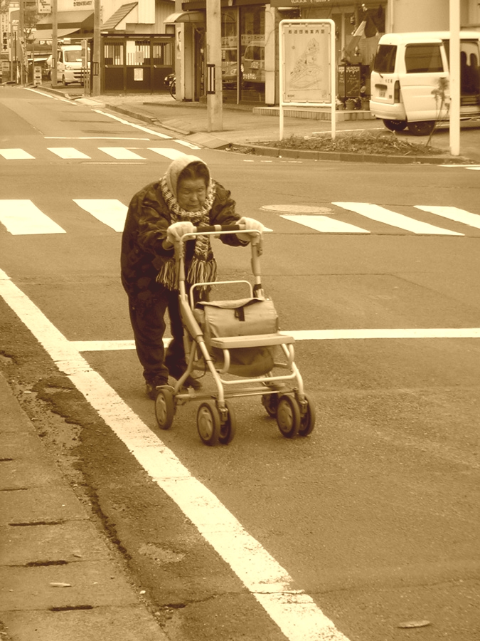 横断歩道 老人イラスト無料イラスト・フリー素材なら「イラストAC」