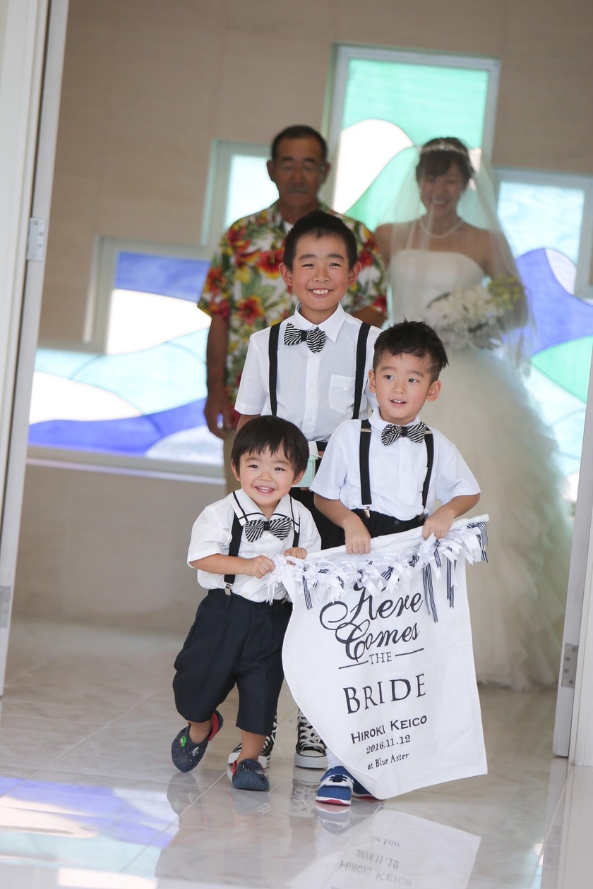 リングボーイを頼まれた！子供用結婚式およばれ服装や髪型は