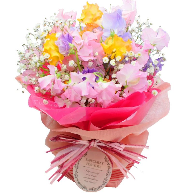 卒業式・卒園式に贈る花エーデルワイス 花の贈り物フラワーギフト通販 花宅配 水戸市