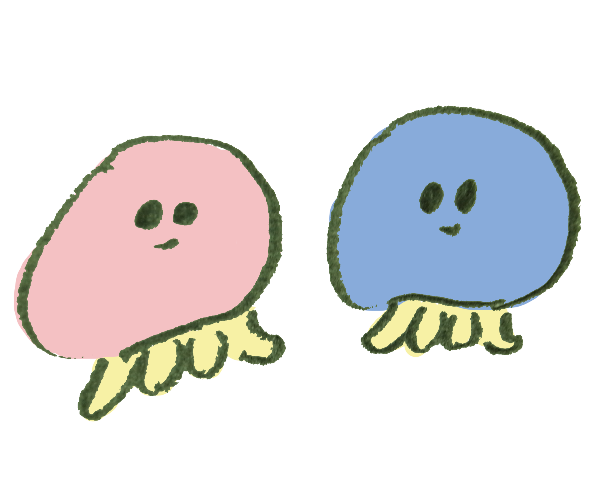 愛情を示す愛らしい丸いキャラクター ロマンチックな漫画のペア かわいいカップルのイラスト共有 透明な背景に分離イラスト素材透過、PNGフリー画像ダウンロード- Pngtree