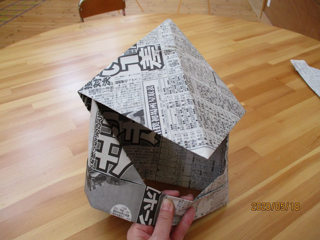 結ばない安全忍者頭巾の作り方