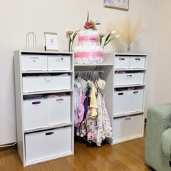 ☆ING ☆ 一般型TORI ベビー クローゼット+チェストセット