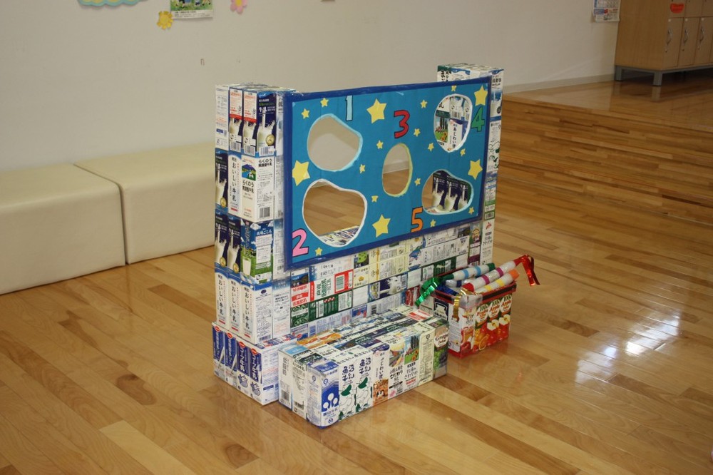 手作りおもちゃ『10分で出来る！牛乳パック積み木』きた先生の手作りブログ