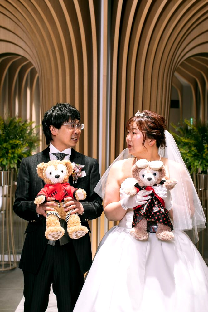 ウェルカムベアー：TEDのぬいぐるみにタキシードとドレスを作りました。幸せドレスの作り方 ドレスひとすじ35年・京都アトリエヴァルゴのブログ