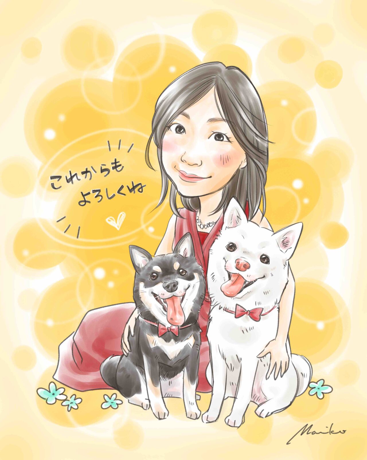 似顔絵 還暦の人気通販minne byGMOペパボ 国内最大級のハンドメイド・手作り通販サイト