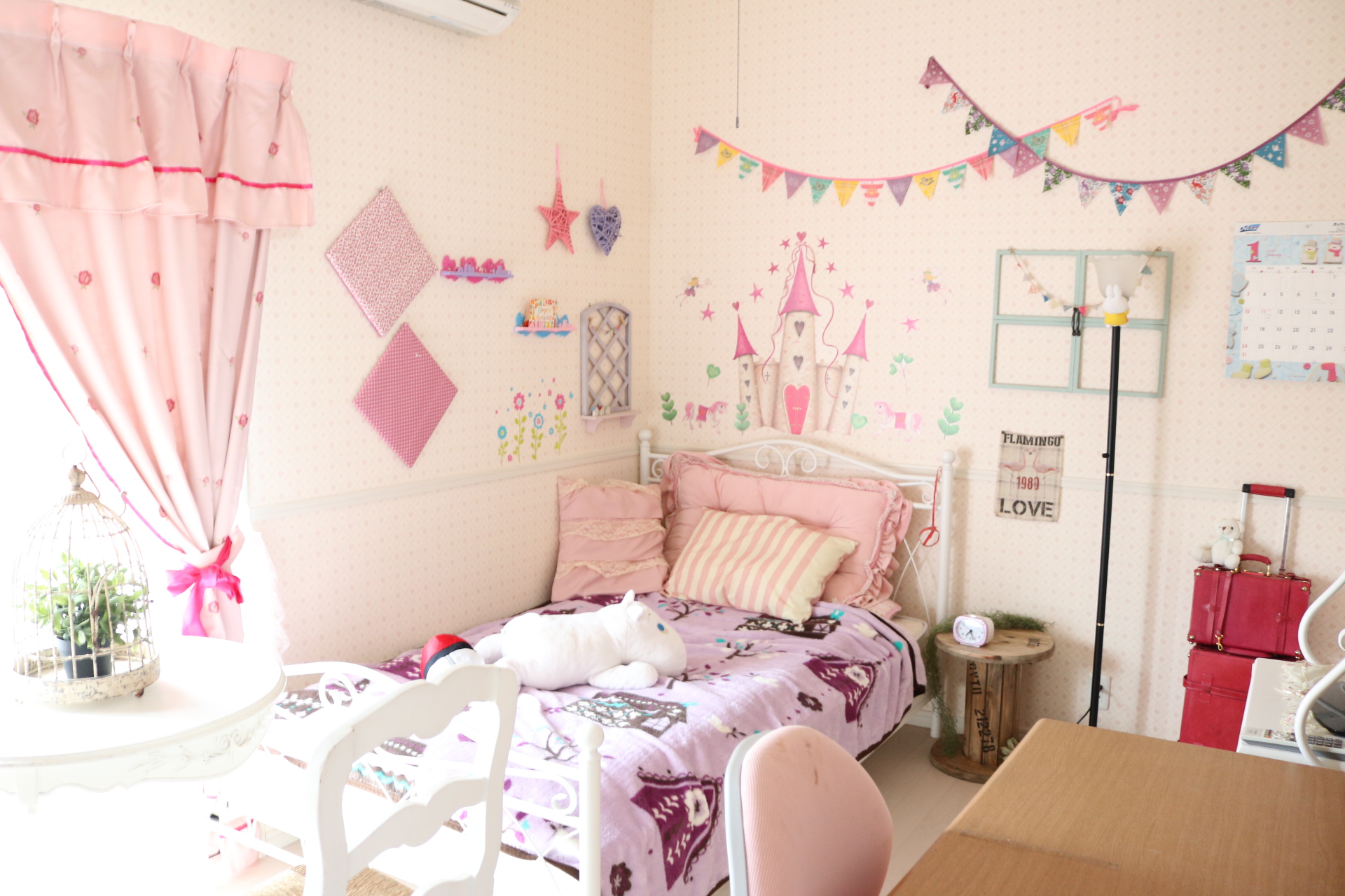 小4の子ども部屋👧🏻 5畳でお気に入りの場所子供部屋アイデアと片付けコツ