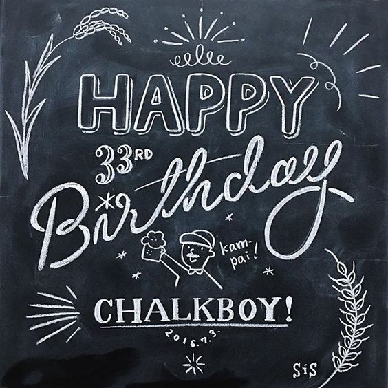 黒板アート 誕生日！卒業式で描きたいカラフルな描き方！簡単にわかる!チョークアートメイキング チョークアート chalkartschoolartblackboardchalkart - YouTube