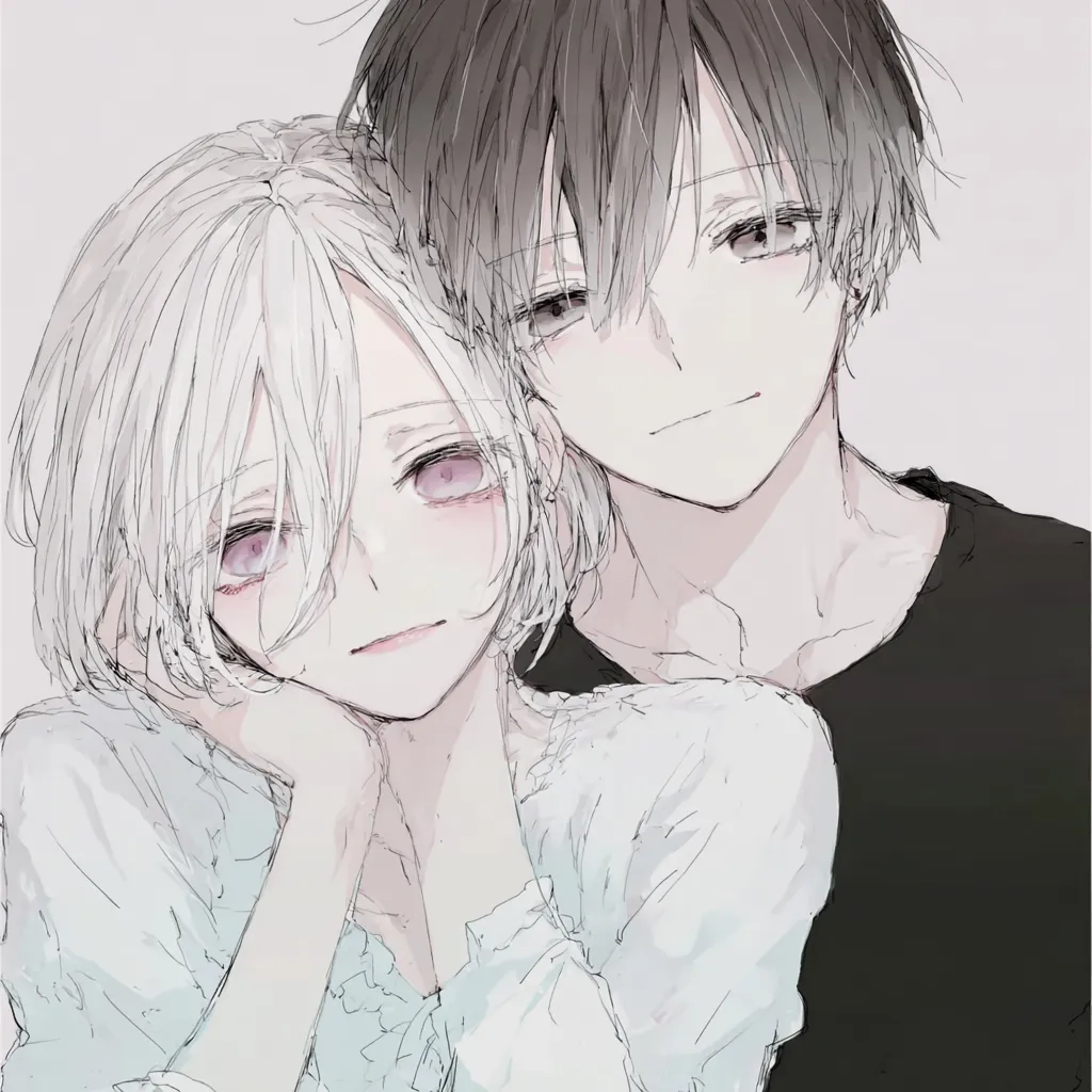 ペア画イラスト男女：愛と個性を表現するカップルイラストの魅力とアイデア