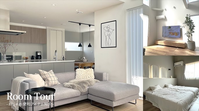 山梨県都留市の注文住宅 ルームツアー 4人家族が暮らすモルタルと木でコーディネートしたカフェみたいなおしゃれハウス