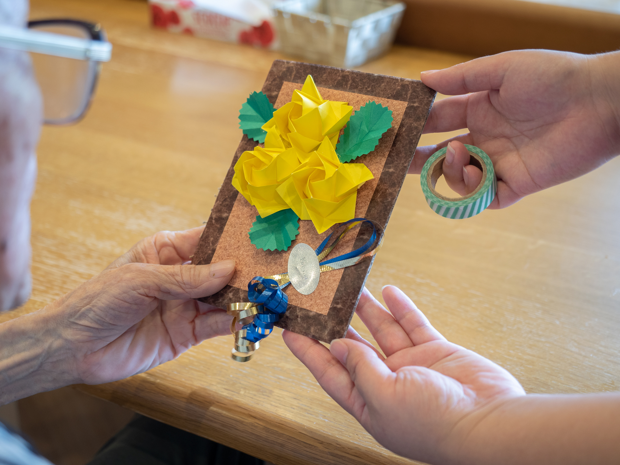 敬老の日」に手作りプレゼントを❗️ : 光野デイサービスセンターブログです