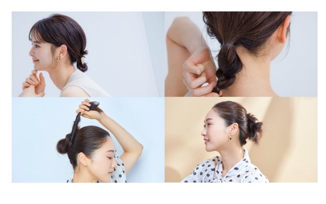 結婚式にも可愛い！華やかシニヨン