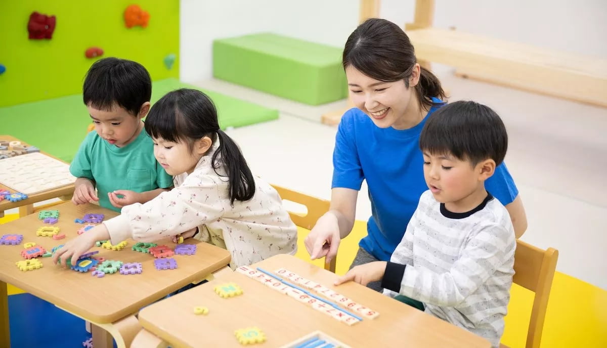 遊び 室内遊び 1歳児浴光保育園