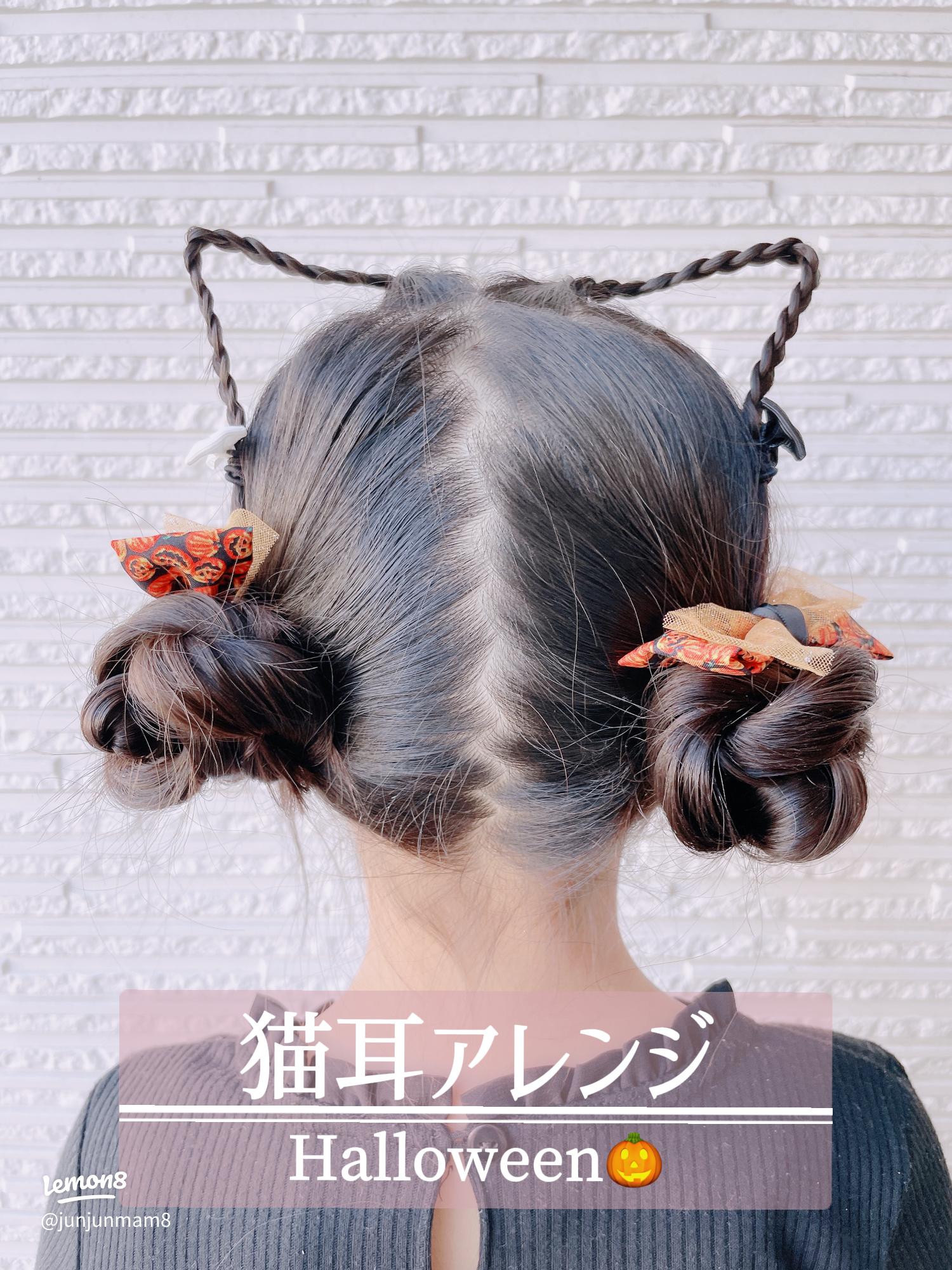 三つ編みでお団子アップ!子供におすすめのかんたんヘアアレンジを紹介