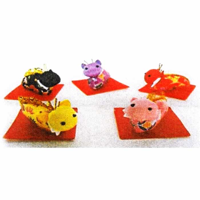辰年 ぬいぐるみキット 小づちの白龍 生地 和柄 和布 ちりめん手芸通販布がたり