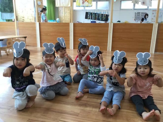 運動遊び 大好き！！ さくら組しらかば保育園