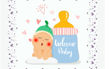 頑張って言葉を言う赤ちゃんの英会話