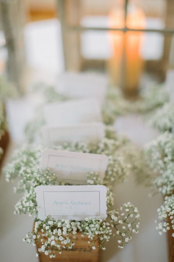 かすみ草&グリーン系リ・フラワー ウェディング