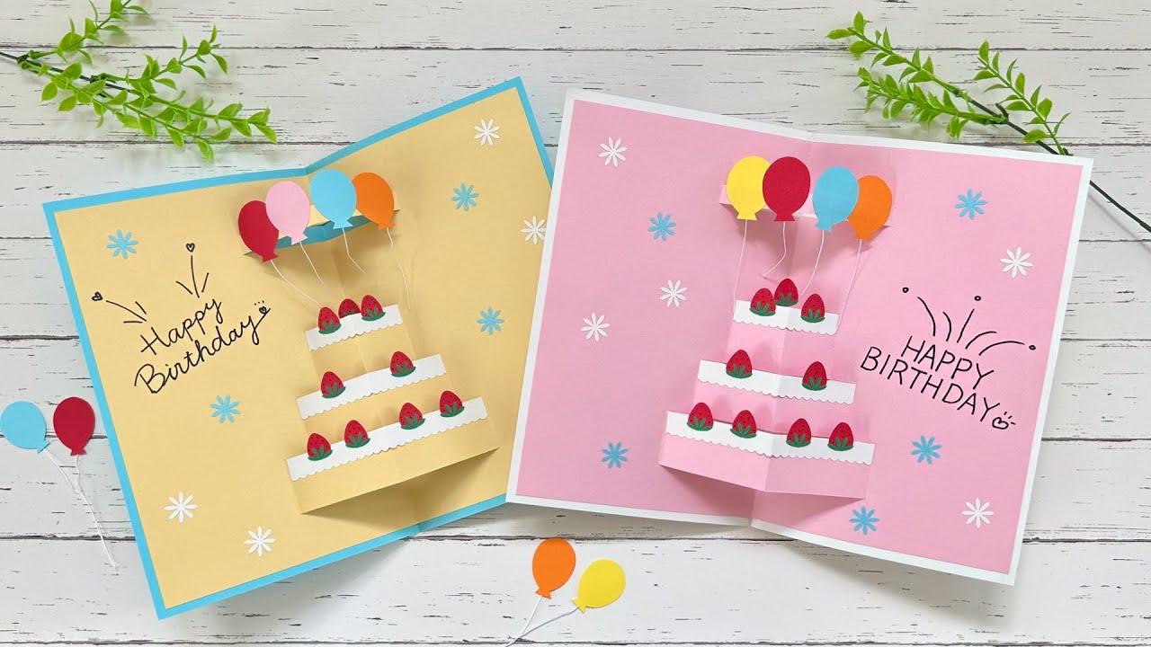 手作りバースデーカードの作り方