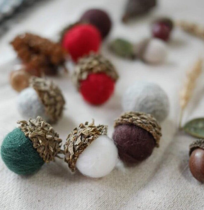 和の布遊び 「どんぐり」の作り方 手順2その他アート・写真 アトリエハンドメイドレシピ 作り方 と手作り情報サイト