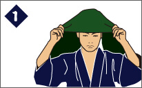 手ぬぐいを頭に巻く方法ファッション、料理、登山など各場面でおすすめ！ファッション風のうわさ－最新情報－ 手ぬぐい・雑貨専門店JIKAN STYLE オンラインショップ