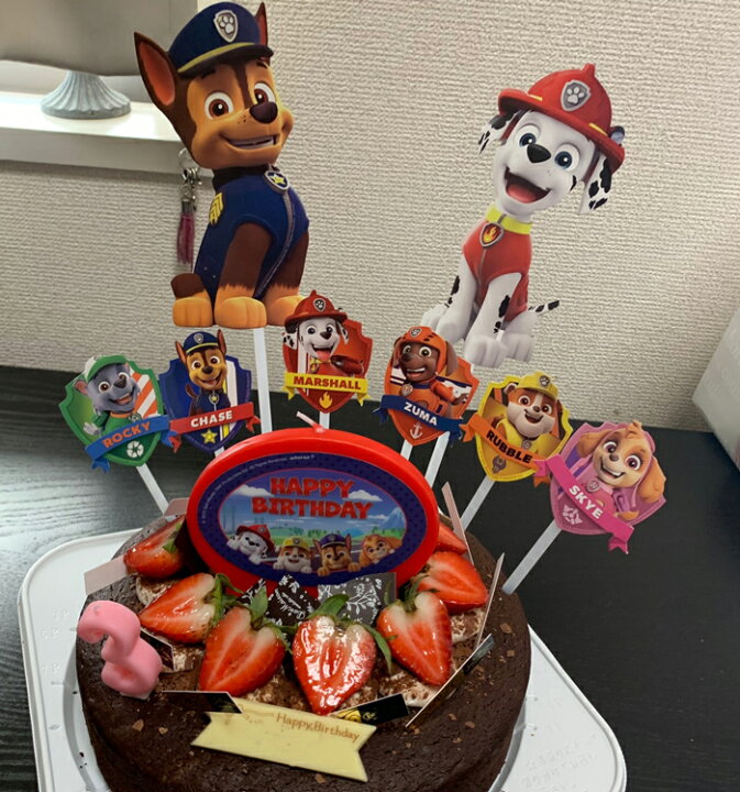 パウパトロール 誕生日 ガーランドの通販 by at's shopラクマ