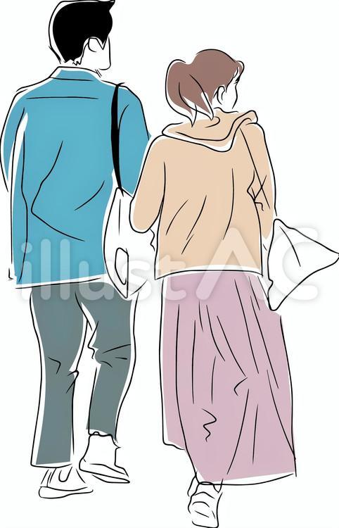 1,900点を超えるカップル 後ろ姿のイラスト素材、ロイヤリティフリーのベクター素材グラフィックスとクリップアート - iStockカップルシルエット, 男女 後ろ姿, 夫婦
