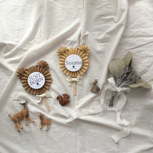 手作り 席札キット 保育園 1名様分ペーパーアイテムラピスラズリ