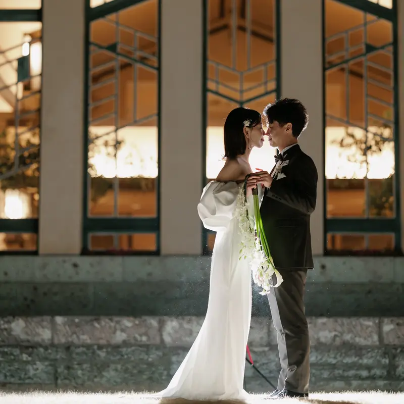 自由学園明日館ぷれ花嫁結婚式場結婚重要文化財フォトウェディング