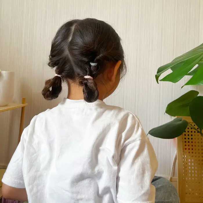 4歳娘の浴衣ヘアアレンジ♡ 夏祭りにぴったり
