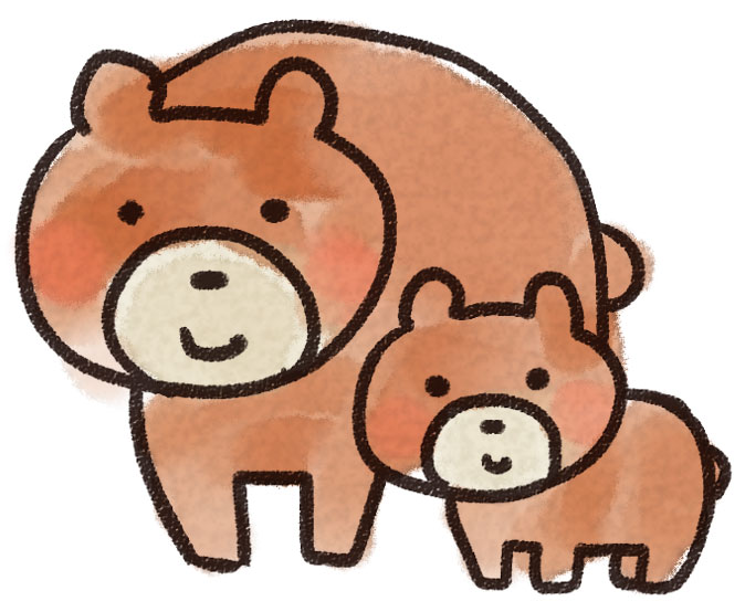 ハグ 抱き合う親子のイラスト 4パターンかわいい子どものイラスト素材 無料イラストバンク 本店