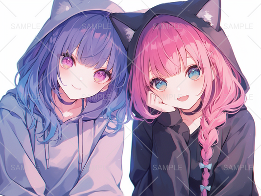 仲良し友達2人にあげるためにアクキーつくってみた届くの楽しみ 」