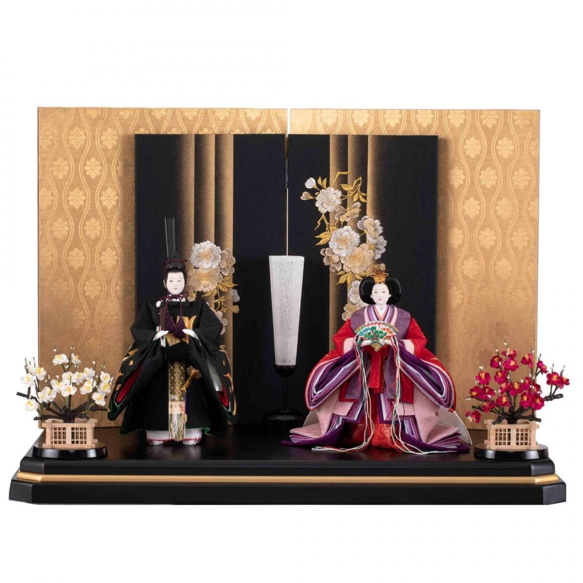 ひな人形 ケース コンパクト親王飾り - 雛人形・五月人形・羽子板・破魔弓－群馬県 人形の館石倉－