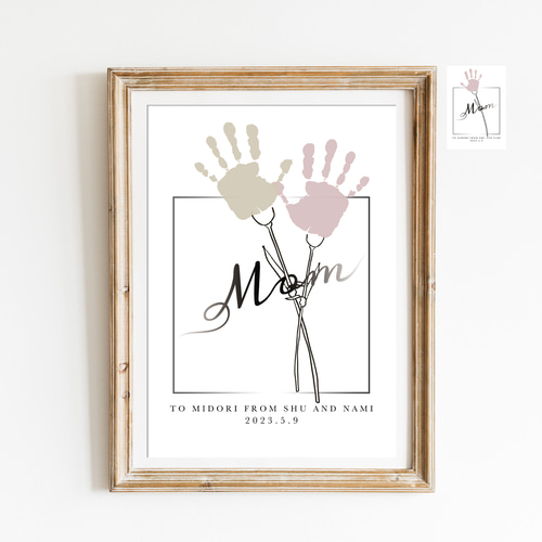 母の日」記念に手形のお花を咲かせよう 無料テンプレート付きARCH DAYS