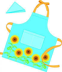 簡単着用！子供用エプロンの作り方 130前後・低学年サイズ・型紙有りなによむ