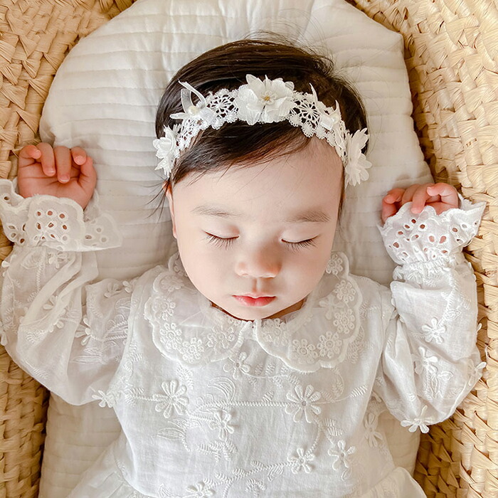 楽天市場 ベビー ヘアバンド 赤ちゃん リボン レース 花 ヘアアクセサリー 女の子 ターバン 髪飾り お宮参り 結婚式 おしゃれ かわいいお食い初め フォーマル 和装3本セットベビーヘアバンドセット regalo : YOU＋