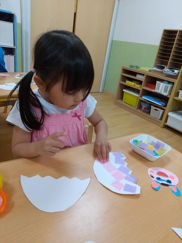 4月製作「イースター」 2歳児 うさぎ組ニチイキッズみずほ台駅前保育園ニチイキッズ