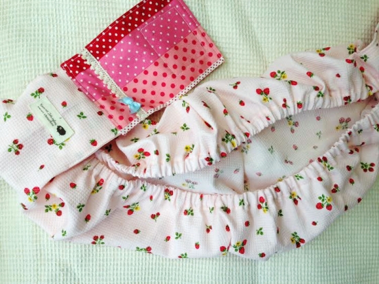 人形用の抱っこ紐を作りました♡Baby&Kids Handmade