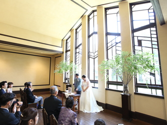 重要文化財 自由学園 明日館の披露宴会場みんなのウェデイング