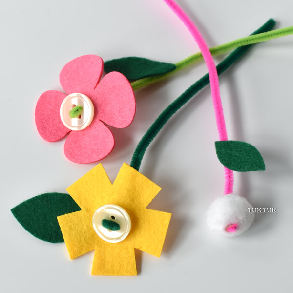 再入荷 ＆ 新登場 DIY花束キット知育シール＆クラフト due Gattini