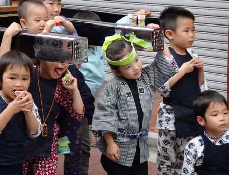 子供 お囃子 髪型TikTok