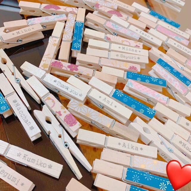 NC005Toujours トゥジューセミオーダー 結婚式 席札soi-meme wedding