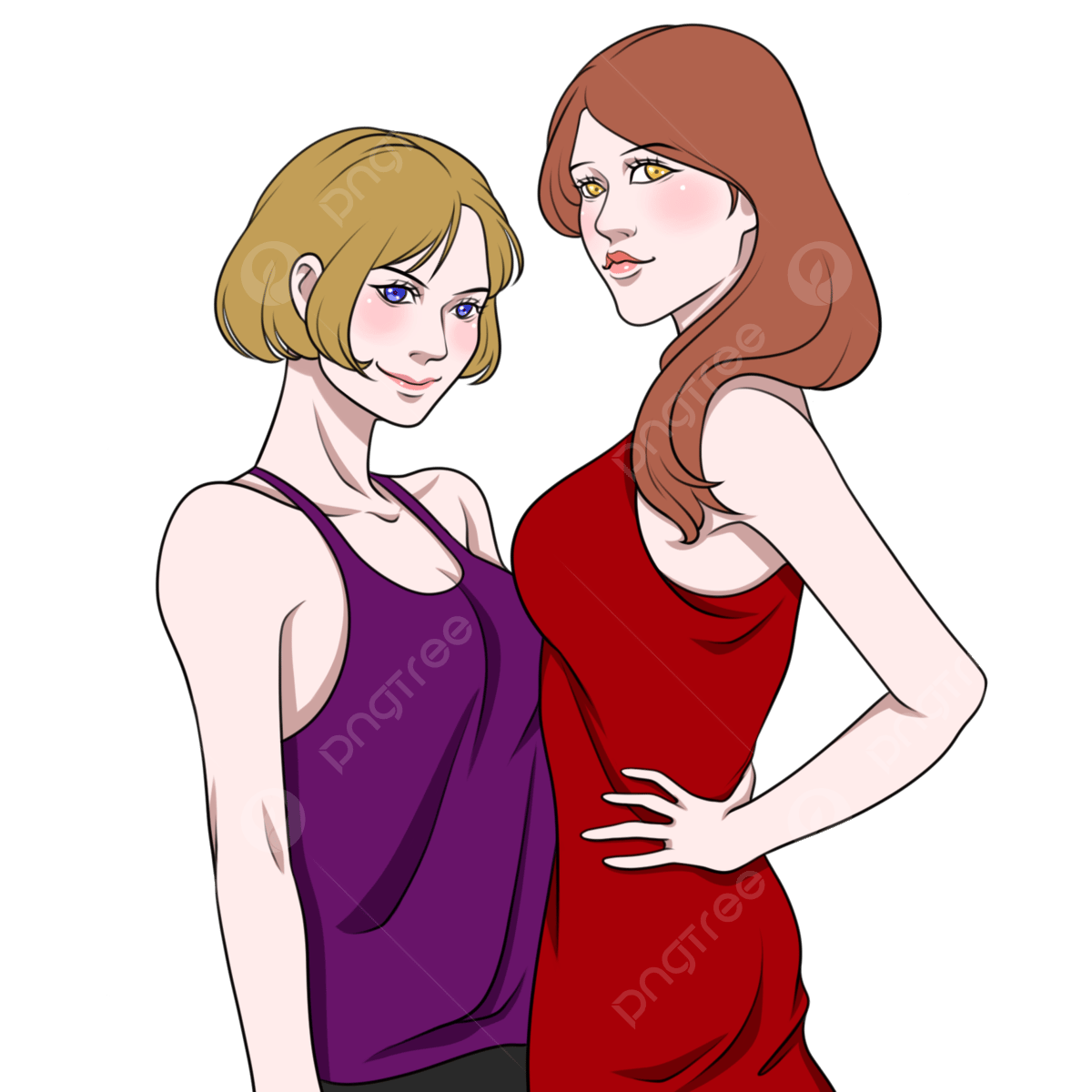 2人用アイコンメーカーTikTok