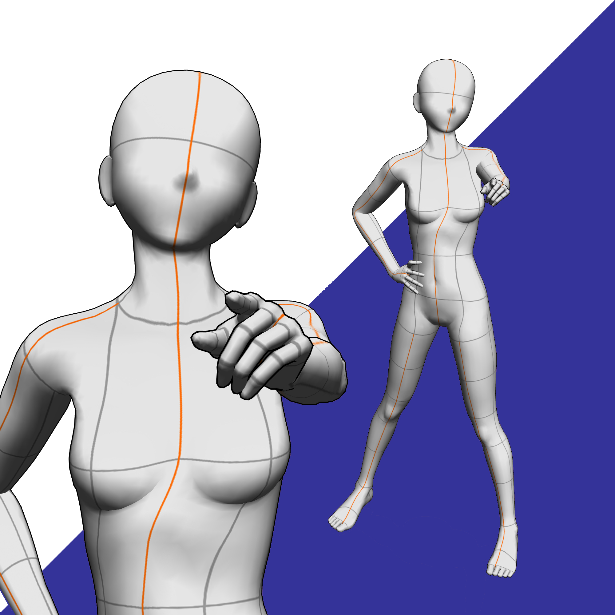 ポーズと青い背景に指差しながらよそ見ピンクのドレスで深刻な若いブルネットの女性の画像。の写真素材・画像素材 Image 80866058