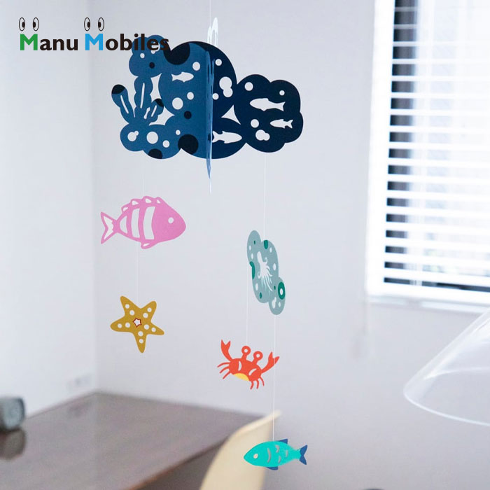 モビール 虹のふもとで Under the Rainbow Manu Mobiles マニュモビールズ 北欧 インテリア 飾り 手作り おしゃれ赤ちゃん 子供部屋 気球 乗り物 飛行機 車 贈り物 80sすべての商品ピカキュウhome