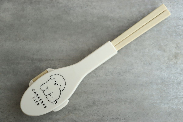 2点セット セリア くま ランチ おはし スプーン お弁当 幼稚園 遠足 ピクニック