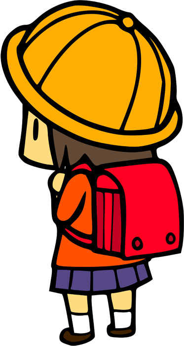 小学生 女の子 ランドセル 後姿のイラスト素材 - PIXTA