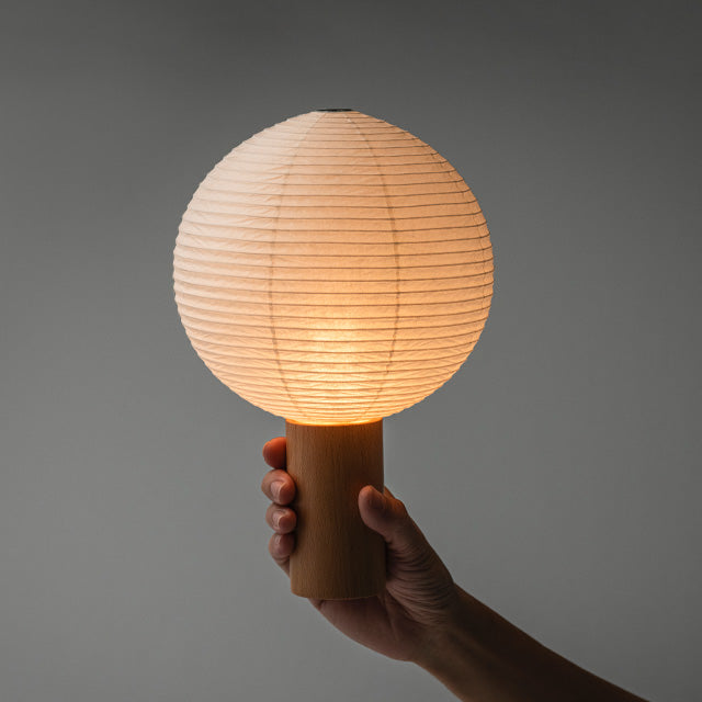 お盆提灯・仏縁堂セレクト 八女提灯：蒔絵入り御所提灯10号 桔梗に秋草