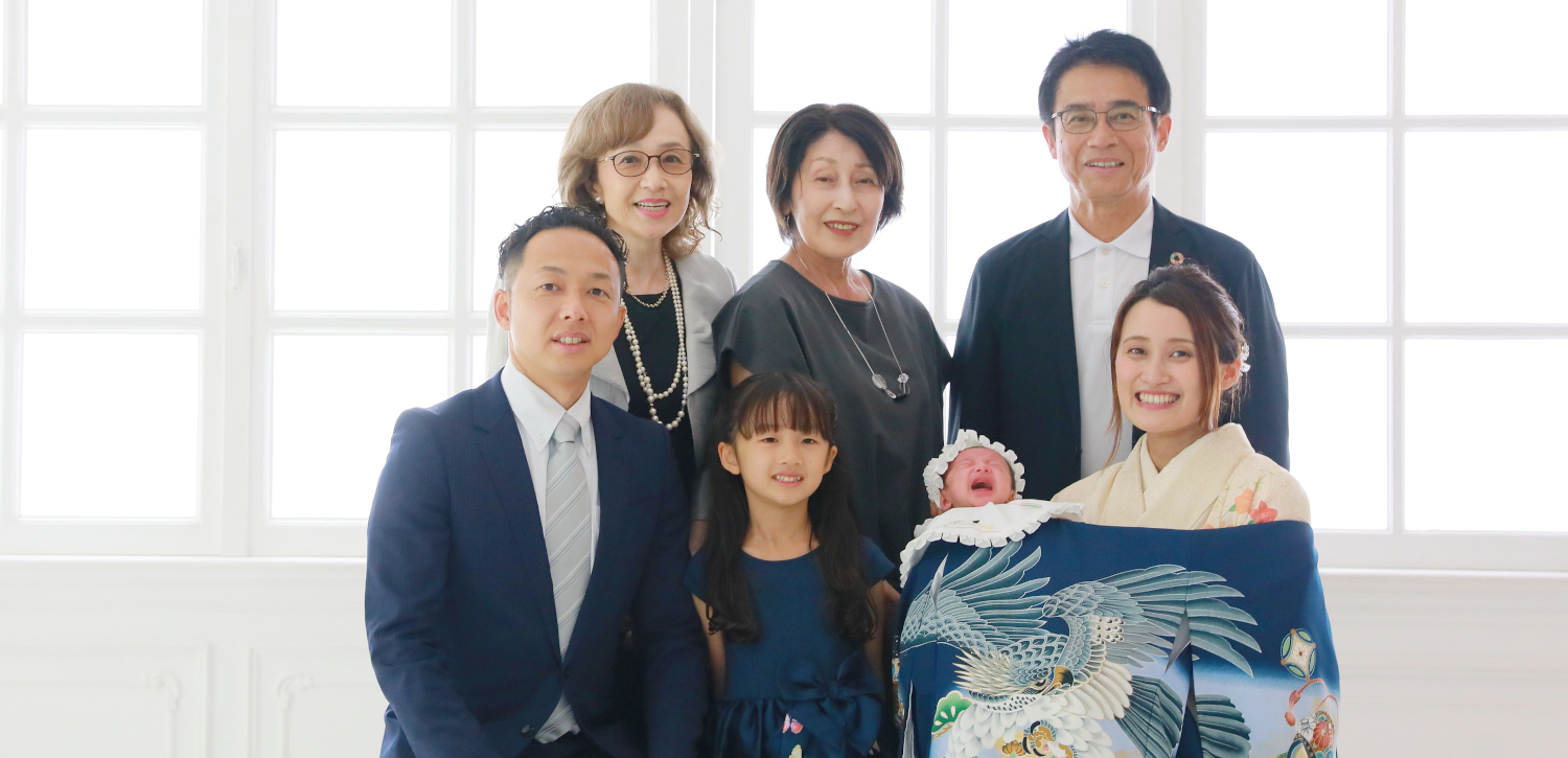 お宮参りの服装にふさわしい着物とは？赤ちゃんや家族それぞれの選び方きものレンタリエのきもの豆知識