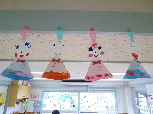 6月の壁面～てるてる坊主～保育士ワーカ